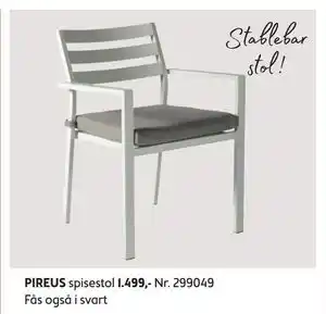 Bohus PIREUSspisestol tilbud
