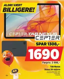 POWER Tab Nexus tilbud