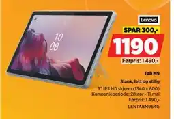 POWER Tab M9 tilbud