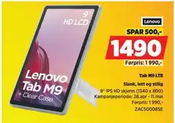 POWER Tab M9 LTE tilbud