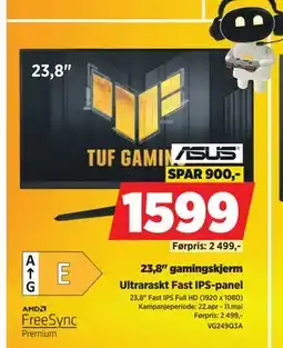 POWER 23,8 gamingskjerm tilbud