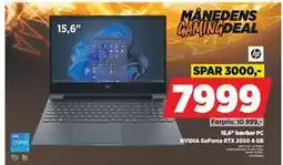 POWER 15,6 bærbar PC tilbud