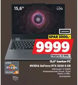 POWER 15,6 bærbar PC tilbud