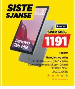 POWER Tab M9 tilbud
