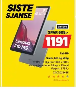 POWER Tab M9 tilbud