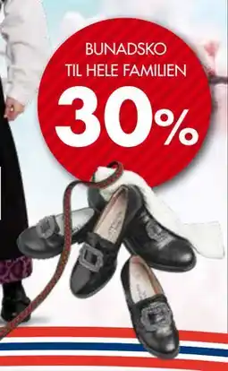 Sparkjøp BUNADSKO TIL HELE FAMILIEN tilbud