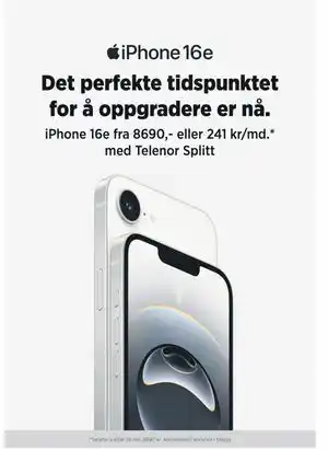 POWER iPhone 16e tilbud