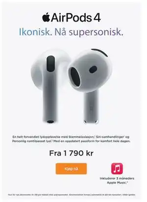 POWER AirPods 4 tilbud