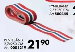 Sparkjøp PYNTEBÅND 2,7x250 CM tilbud