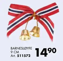 Sparkjøp BARNESLØYFE 9 CM tilbud