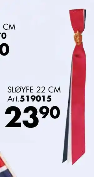 Sparkjøp SLØYFE 22 CM tilbud
