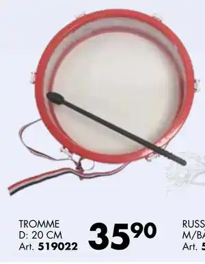 Sparkjøp TROMME D: 20 CM tilbud
