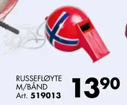 Sparkjøp RUSSEFLØYTE M/BÅND tilbud