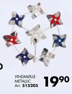 Sparkjøp VINDMØLLE METALLIC tilbud