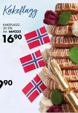Sparkjøp Kakeflagg tilbud