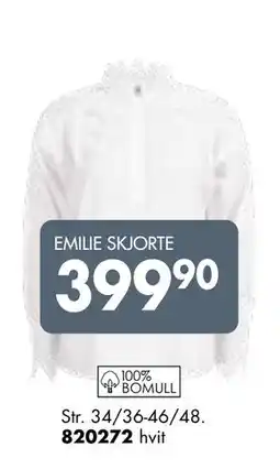 Sparkjøp EMILIE SKJORTE tilbud