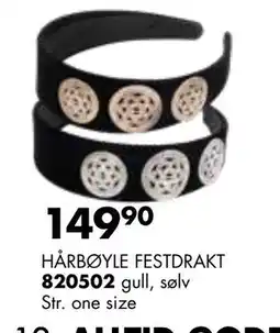 Sparkjøp HÅRBØYLE FESTDRAKT tilbud
