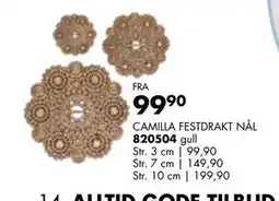 Sparkjøp CAMILLA FESTDRAKT NÅL tilbud