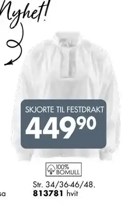 Sparkjøp SKJORTE TIL FESTDRAKT tilbud
