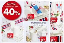Sparkjøp SERVISE LIVING SQUARE tilbud