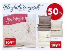 Sparkjøp Alle glatte sengesett tilbud
