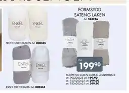 Sparkjøp FORMSYDD SATENG LAKEN tilbud