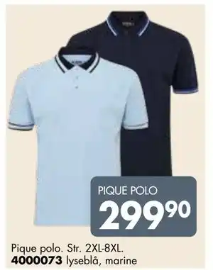 Sparkjøp PIQUE POLO tilbud
