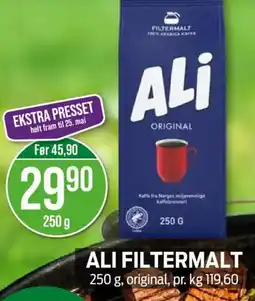 Kiwi ALI FILTERMALT tilbud