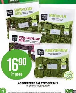 Kiwi ASSORTERTE SALATPOSER MIX tilbud
