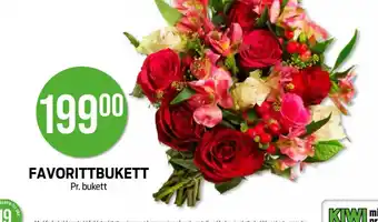 Kiwi FAVORITTBUKETT tilbud
