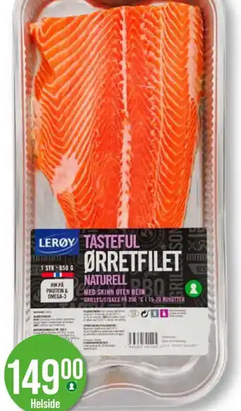 Kiwi ØRRETFILET tilbud