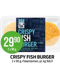 Kiwi CRISPY FISH BURGER tilbud