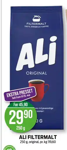 Kiwi ALI FILTERMALT tilbud