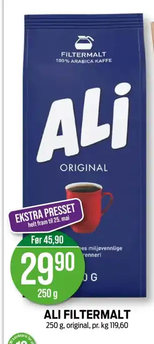 Kiwi ALI FILTERMALT tilbud