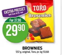 Kiwi BROWNIES tilbud