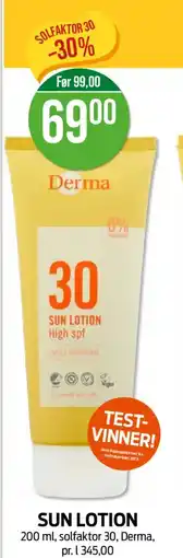 Kiwi SUN LOTION tilbud