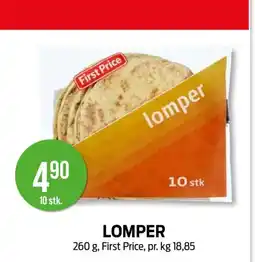 Kiwi LOMPER tilbud