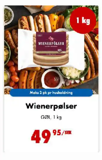 Nordby Supermarket Wienerpølser tilbud
