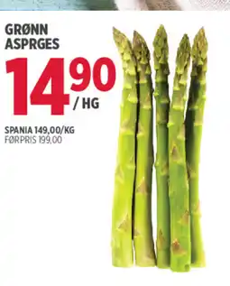 Jacobs GRØNN ASPRGES tilbud