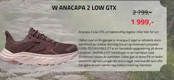 Sport 1 W ANACAPA 2 LOW GTX tilbud