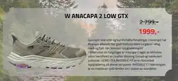 Sport 1 W ANACAPA 2 LOW GTX tilbud