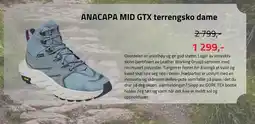 Sport 1 ANACAPA MID GTX terrengsko dame tilbud