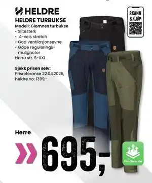 Sport Outlet HELDRE TURBUKSE tilbud