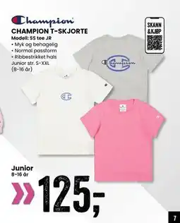 Sport Outlet CHAMPION T-SKJORTE tilbud