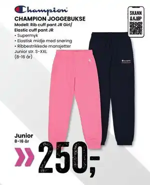 Sport Outlet CHAMPION JOGGEBUKSE tilbud