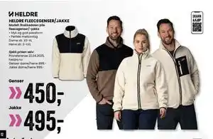 Sport Outlet HELDRE FLEECEGENSER/JAKKE tilbud