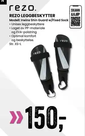 Sport Outlet REZO LEGGBESKYTTER tilbud