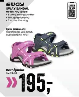 Sport Outlet SWAY SANDAL tilbud