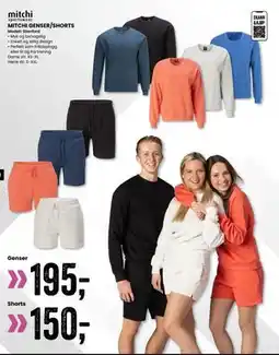 Sport Outlet MITCHI GENSER/SHORTS tilbud