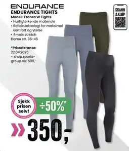 Sport Outlet ENDURANCE TIGHTS tilbud